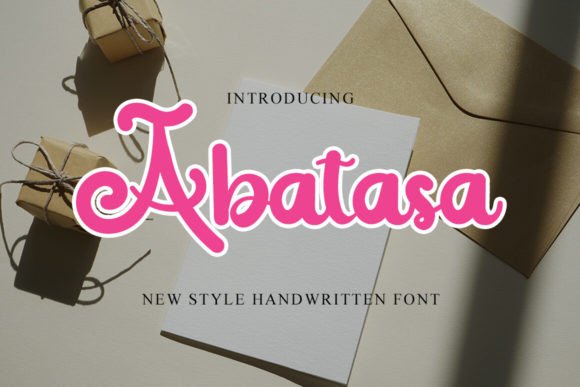 Abatasa: The Modern Handwritten Font for Elegant Branding