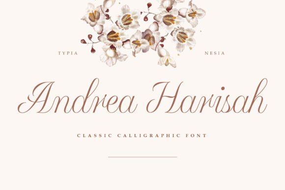 Andrea Harisah: A Charming Handwritten Script for Classic Branding