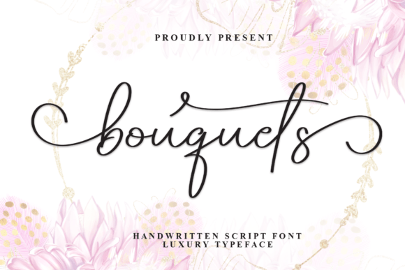 Bouquets Handwritten Font for Modern Brand Identity