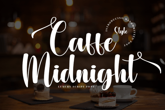 Caffe Midnight: A Playful Hand-Drawn Typeface for Brand Identity
