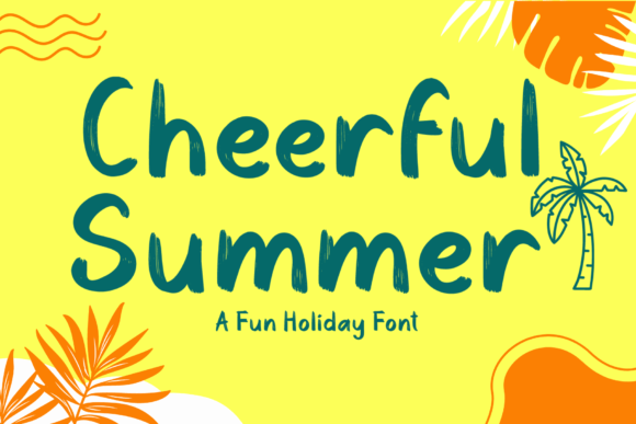 Cheerful Summer: A Handwritten Font for Joyful Editorial Design