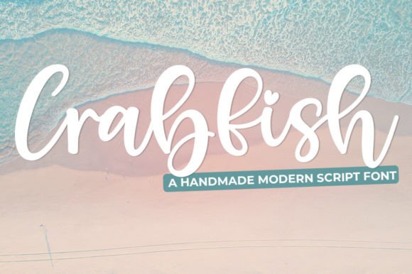Crabfish Typeface: Elevating Brand Identity with Elegant Script Design