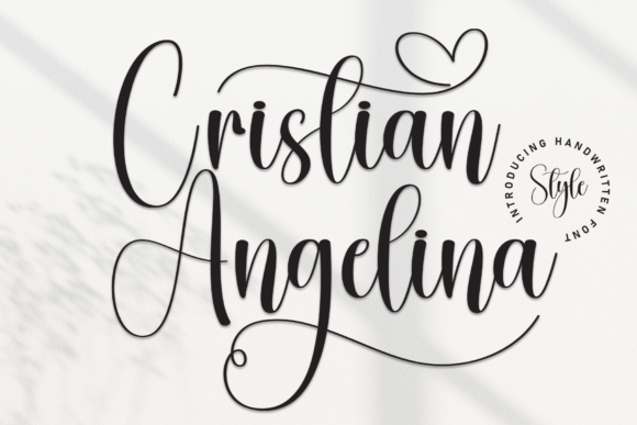 Cristian Angelina: A Handwritten Font for Modern Web Design