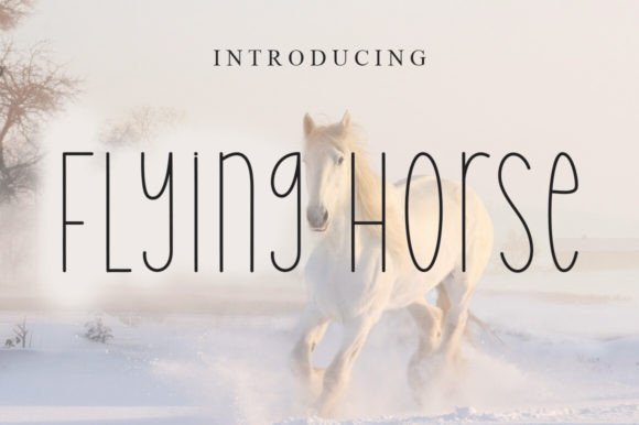 Flying Horse Typeface: A Romantic Script for Digital Branding