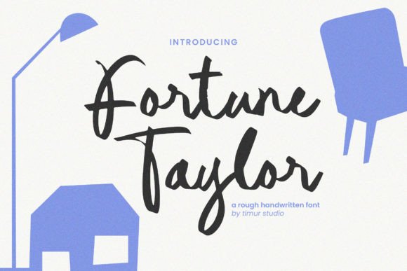 Fortune Taylor: Elevate Your Brand Identity With a Modern Handwritten Typeface