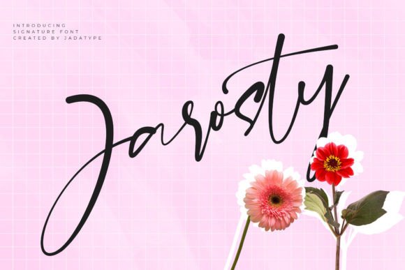 Jarosty: Elevating Handmade Brand Identity with Contemporary Script