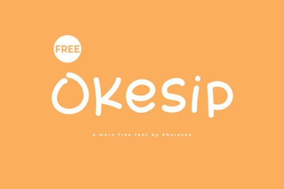 Okesip: A Handwritten Typeface for Authentic Brand Identity