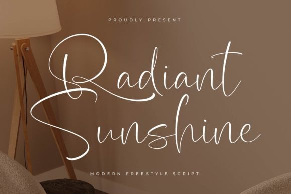 Radiant Sunshine: The Modern Script Font for Polished Branding