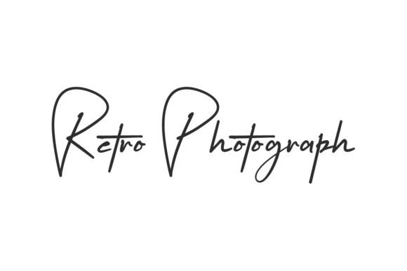 Retro Photograph: A Handwritten Typeface for Editorial Design