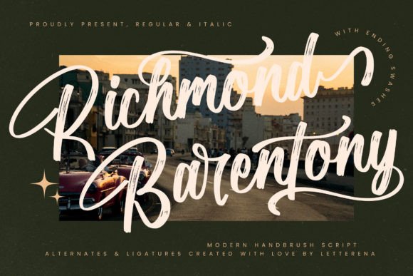 Richmond Barentony: The Modern Handwritten Typeface for Scroll-Stopping Brand Content