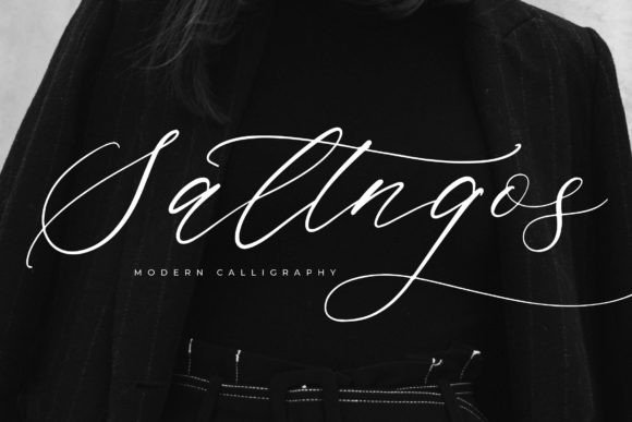 Saltngos: A Modern Script Typeface for Campaign Design