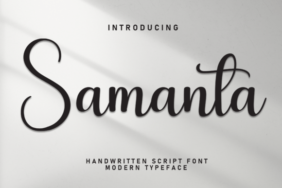 Samanta Typeface Review: A Playful Handwritten Font for Brand Identity