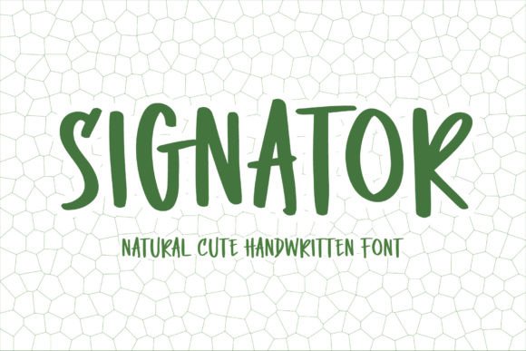Signator Typeface: Elevate Your Brand Identity with Playful Typography