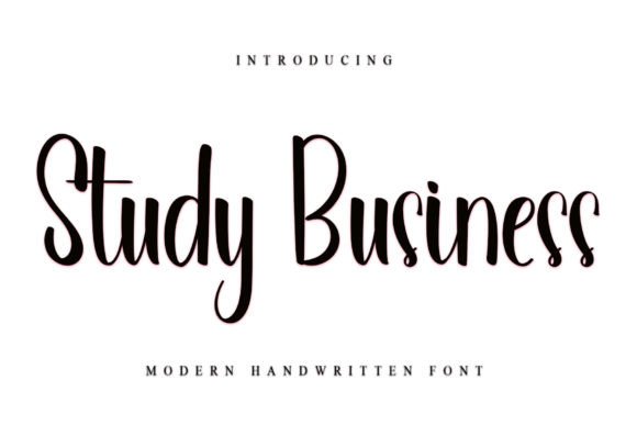 Study Business: The Handwritten Typeface That Elevates Campaign Visuals