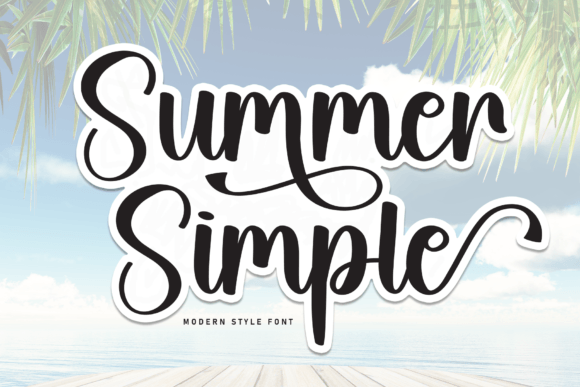 Summer Simple: A Handwritten Typeface Review for Modern Branding