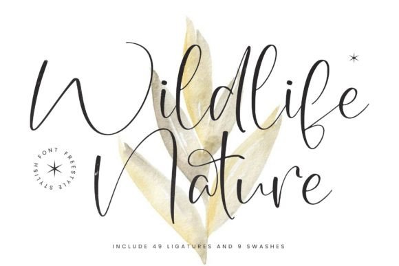 Wildlife Nature: A Handwritten Font for Authentic Brand Identity